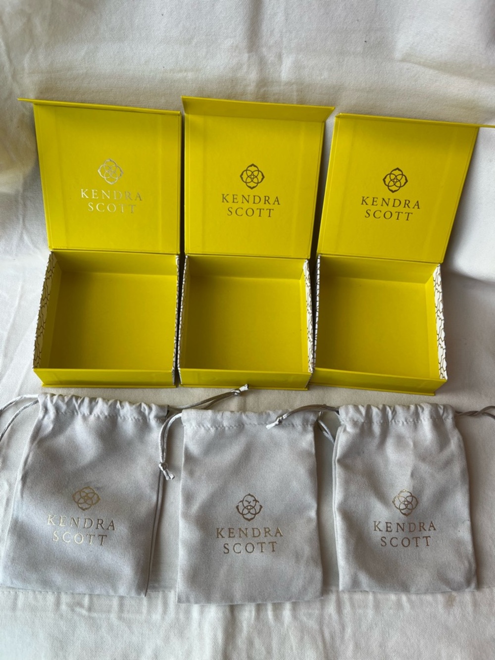 Kendra Scott Yellow Stacked Jewelry Boxes - Picture 4 of 9